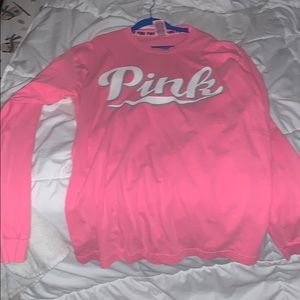 Oversized pink long sleeve